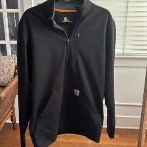 Mens Carhartt Jacket size M force extremes half zip excellent condition- black